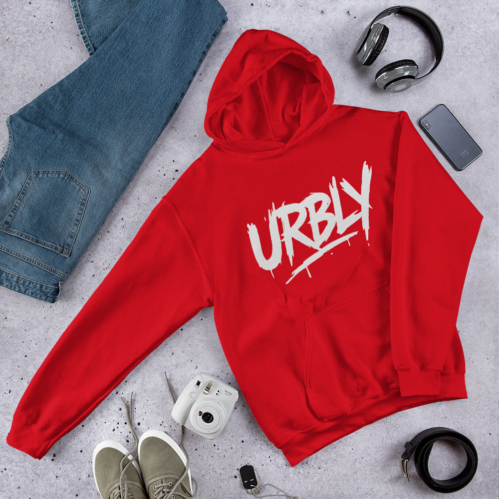 URBLY Street Pulse Hoodie – Rojo Intenso