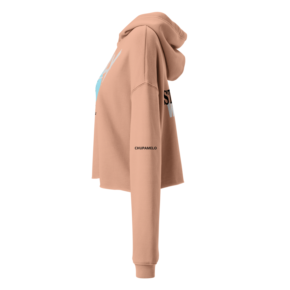 Cropped Hoodie "STREET WEAR" Durazno – Estilo Urbano con Actitud