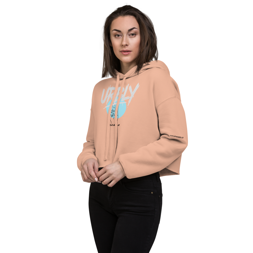 Cropped Hoodie "STREET WEAR" Durazno – Estilo Urbano con Actitud