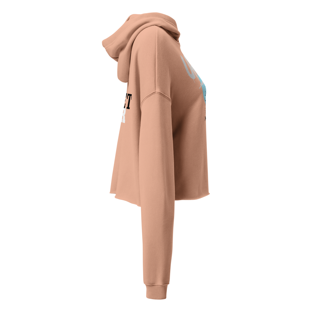 Cropped Hoodie "STREET WEAR" Durazno – Estilo Urbano con Actitud